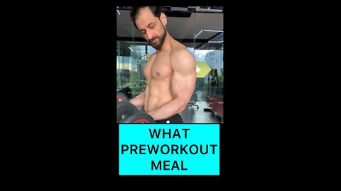 PREWORKOUT MEAL | What to eat before a workout #shorts