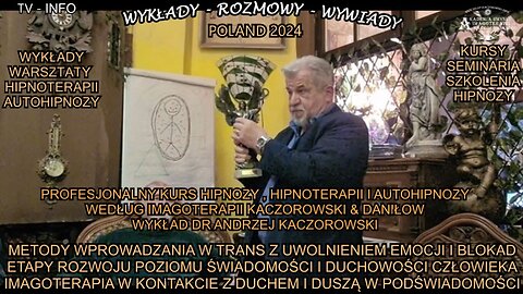 PROFESJONALNY KURS HIPNOZY I AUTOHIPNOZY WEDŁUG IMAGOTERAPII KACZOROWSKI & DANIŁOW.