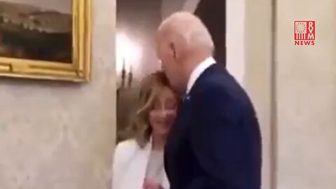 Joe Biden Caught Sniffing Hair On Camera Again