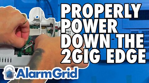 2GIG Edge: Powering Down Properly
