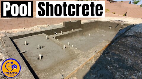 POOL SHOTCRETING & REBARB TIMELAPSE INSTALLATION - HOW TO