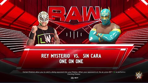 WWE 2k24 Rey Mysterio vs Sin Cara