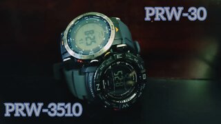 Casio ProTrek PRW-30 & PRW-3510 Comparison