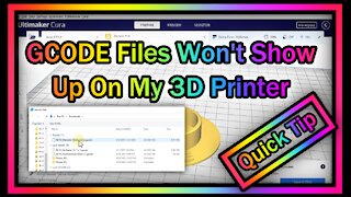 My GCODE Files Don't Show Up On My 3D Printer When I Insert The SD Card (Or I Can't See The Name)