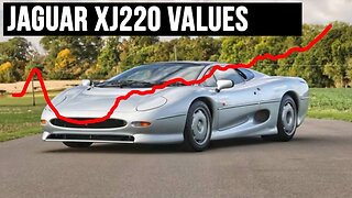 Why was the Jaguar XJ220 a bargain in 1997, and how much are they now?