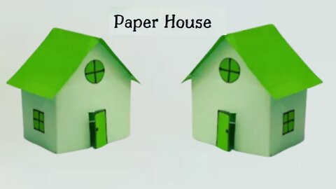 How To Make Easy Paper House For Kids - Nursery Craft Ideas - Paper Craft - KIDS craft