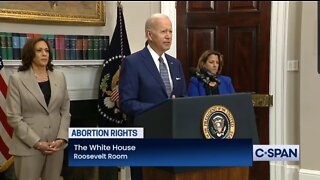 Biden: SCOTUS Overturning Roe v Wade Was Not a Decision Driven By The Constitution