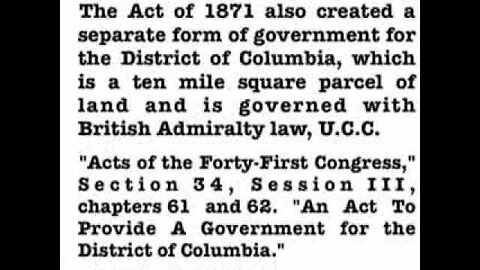 Do You Know About The Act of 1871