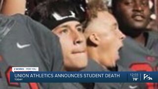 Union Athletics announces student death