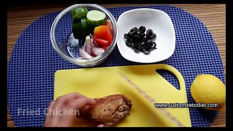 Keto Chicken and Cucumber Salad