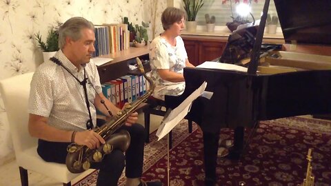 "Beth" by Kiss on tenor saxophone and piano