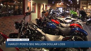 Harley-Davidson loses $92 million in second quarter
