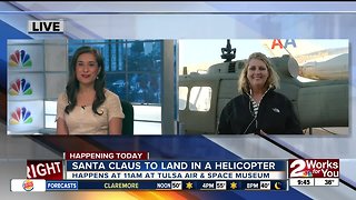 Preview: Santa Claus to land in helicopter at Tulsa's Air and Space Museum