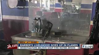 Burned barbershop hurts community