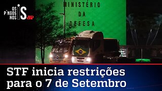 Para blindar o STF, caminhões serão barrados em Brasília no 7 de Setembro