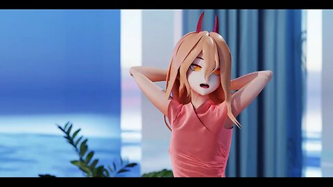 Power- Chainsaw Man Fromis_9 (프로미스나인) DM MMD Blender