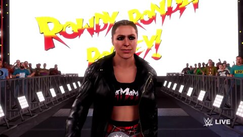 WWE2K22 The Clowning Around DLC Pack Ronda Rousey Entrance