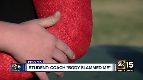 Teacher's alleged body slam breaks student’s elbow; district and police investigating