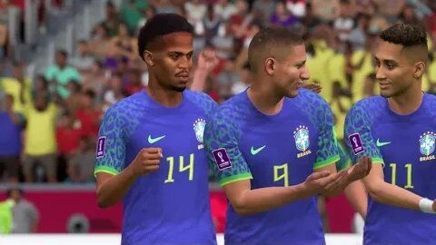 BRASIL X SÉRVIA | COPA DO MUNDO QATAR 2022 | FIFA 23 [4K60]