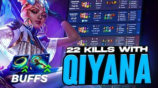 I got 22 KILLS in RANKED with QIYANA!