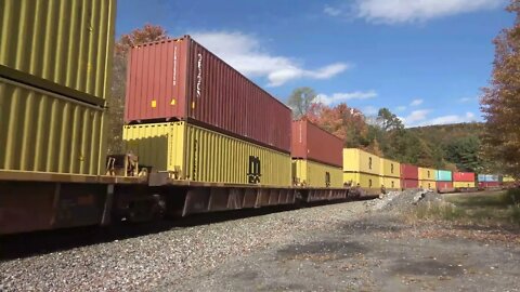 A Long intermodal climes the grade