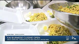 We're Open Green Country: Kai Burmese Cuisine, Refugee-Owned Restaurant, Offers Carryout Orders