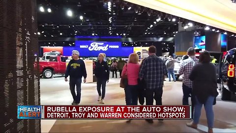 State of Michigan warns of rubella exposure at North American International Auto Show