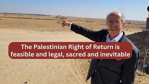 Palestinians' Right of Return, The Facts – Salman Abu Sitta