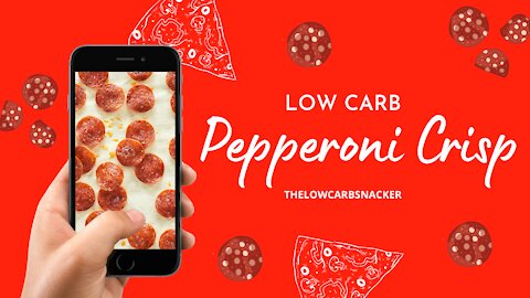 Pepperoni Crisp | Low Carb Snack