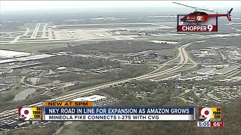 Mineola Pike to undergo $45M expansion as Amazon grows in region