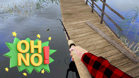 Im stuck on the pier, Russian Fishing 4 game