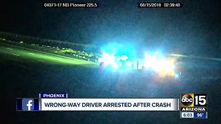 Another wrong-way driver arrested in Phoenix