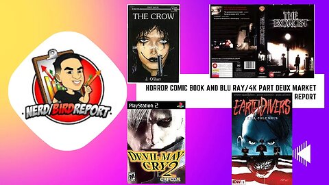 HORROR COMIC BOOK AND BLU RAY/4K MARKET REPORT - PART TWO