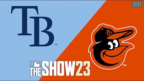 MLB The Show 23 Tampa Bay Rays vs Baltimore Orioles Gameplay PS5