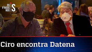 Ciro e Datena jantam para discutir aliança contra Bolsonaro