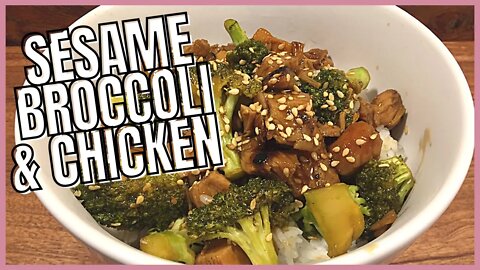 Sesame Chicken & Broccoli | ONE PAN MEAL