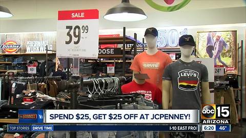 Spend $25, get $25 off at JCPenney