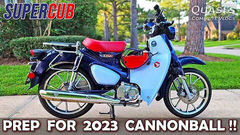 VLOG: Honda Super Cub Commute // Prep for 2023 Scooter Cannonball Run !