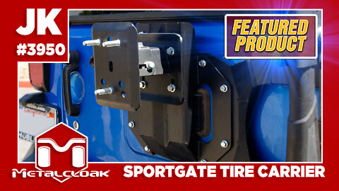 Featured Product: SportGate Tire Carrier for the JK Wrangler