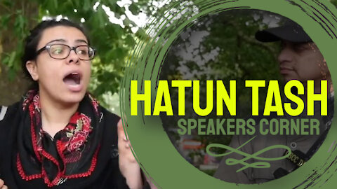 HATUN TASH AT SPEAKERS CORNER, LONDON, ENGLAND - 31st OCOTBER 2020