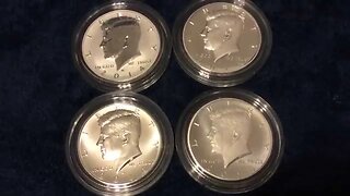 50th Anniversary Kennedy Silver Coin Set Unboxing