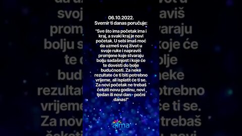 ATMA 💙 Poruka Svemira 06.10.2022.