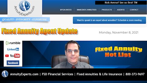 Fixed Annuity Hotlist - Agent Update