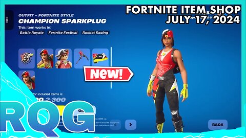 “NEW” FNCS SPARKPLUG IS HERE! FORTNITE ITEM SHOP (July 17, 2024)