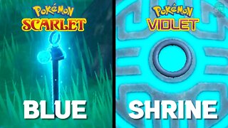 Pokemon Scarlet & Violet - All Blue Stakes & Shrine Location (Chi-Yu Legendary)