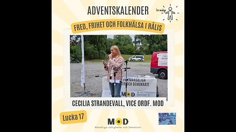 🎶 Lucka 17 | För fred, frihet och Folkhälsa i Rålis