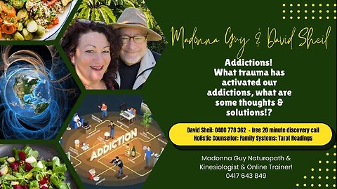 Let's Talk Addictions! What is UNDERNEATH our addictions? What traumas? Are there solutions??