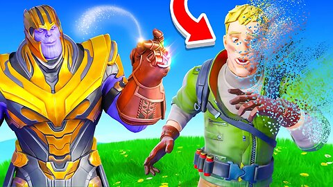 I Trolled With Thanos MYTHIC Snap.. (Fortnite)