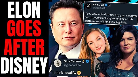Elon Musk May Team Up With Gina Carano To SUE Disney And Lucasfilm | He TAKES ON Cancel Culture Mob
