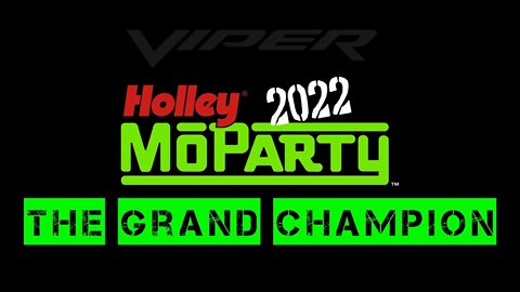 Holley MoParty 2022 Grand Champion Winner! Dodge Viper Driven by Justin Peachey- Auto-X